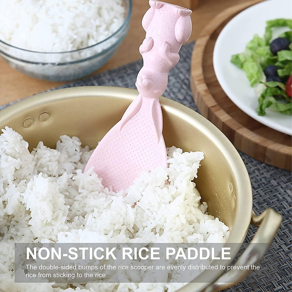 Rabbit Standing Non-Stick  Rice Spoon (Pack of 2)