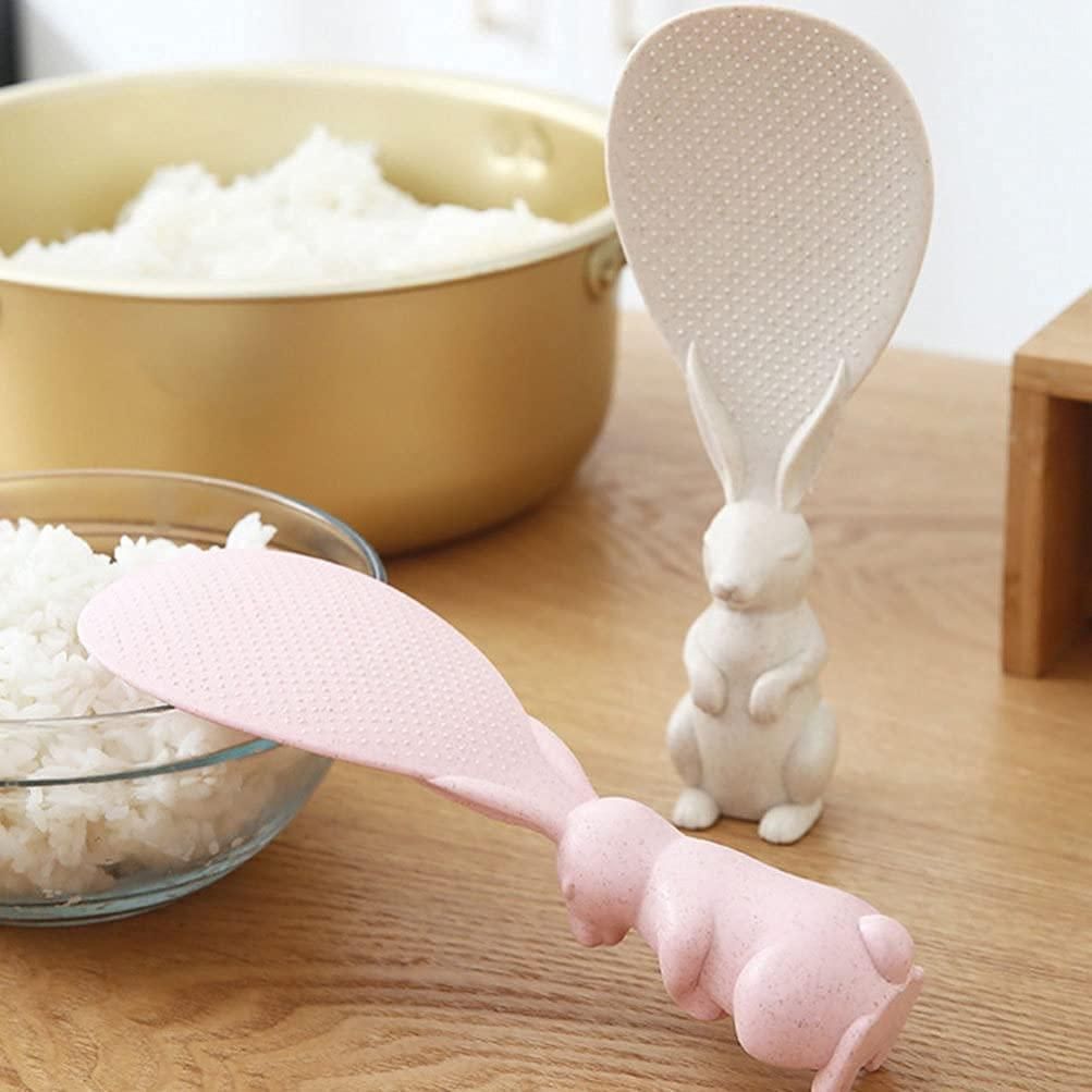 Rabbit Standing Non-Stick  Rice Spoon (Pack of 2)