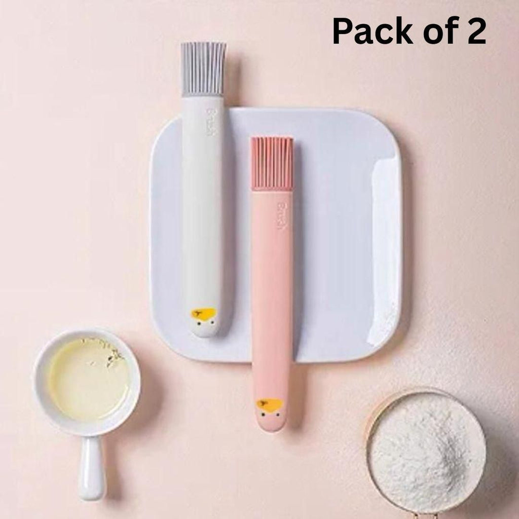 Silicone Pastry Brush Silicone Basting Brush Kitchen Coating Brush (Pack of 2)