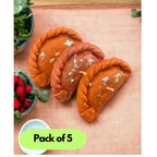 Gujiya Shape Candle Pack of 5