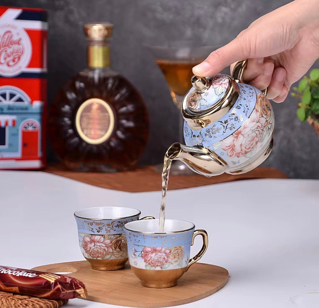Bone china Tea Kettle Set