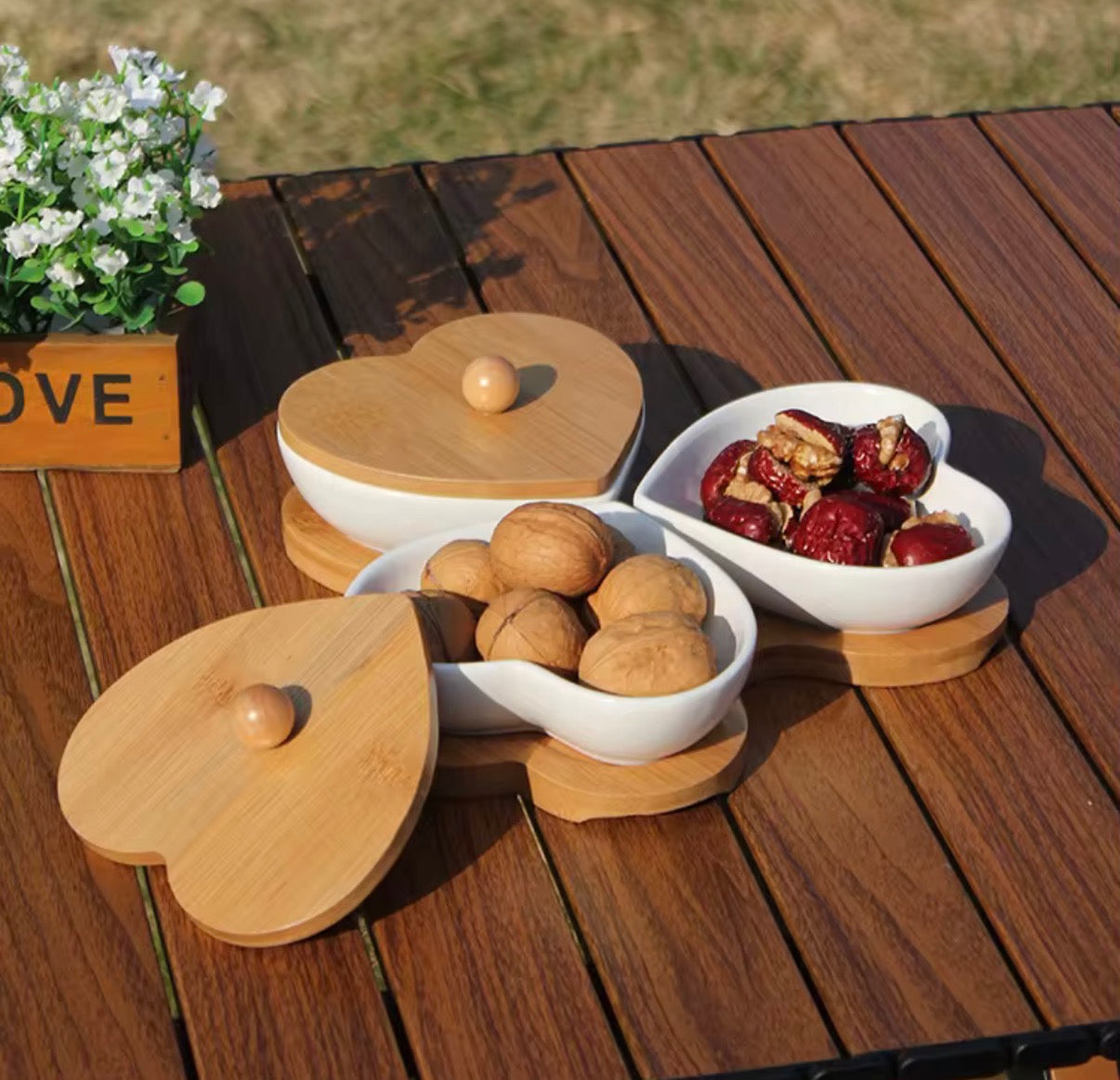 Heart Shaped Platter Tray