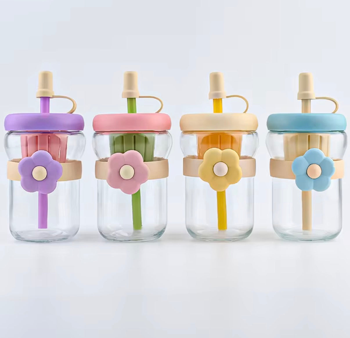 Double Bin Glass Tumbler with Separation Cup