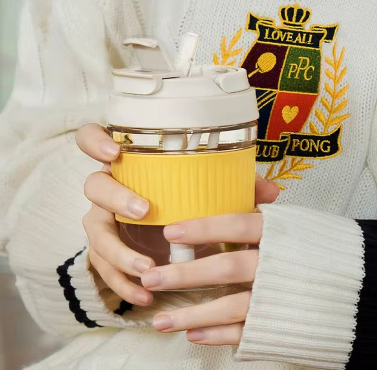 Cute Tumbler with Lid