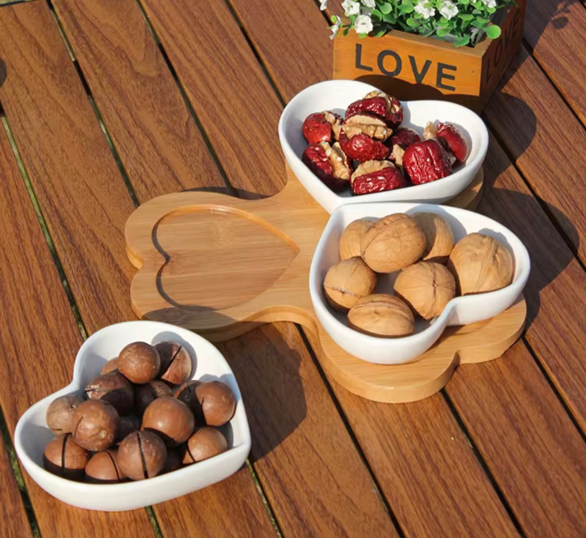 Heart Shaped Platter Tray