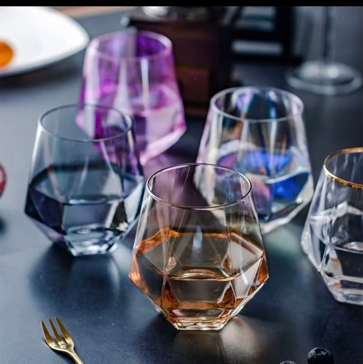 Colourful Drinking Glass