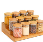 270 ML Glass Spice Jars with Bamboo Lids Supplementary