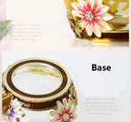 Creative Heat Resistant Crystal Glass Mug With Spoon And Lid