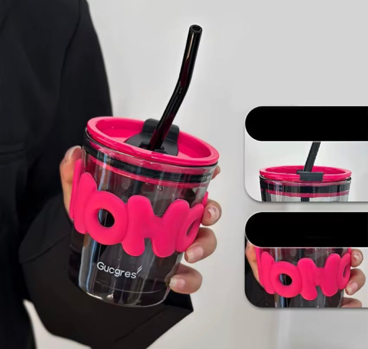 Tumbler with Lid and Straw