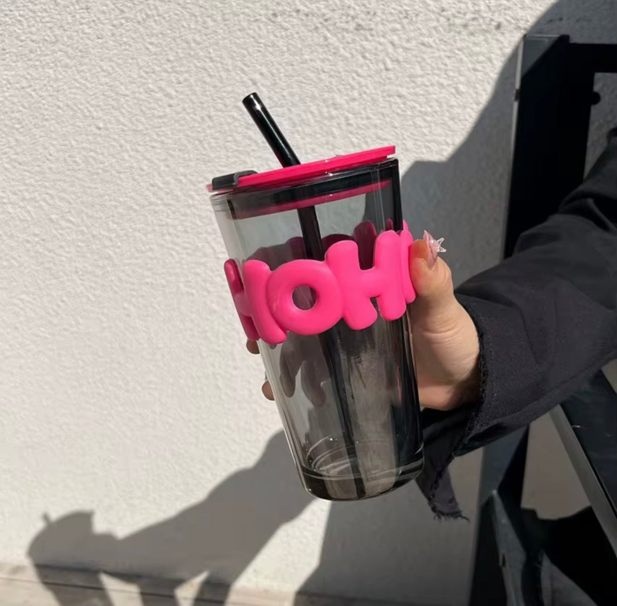 Tumbler with Lid and Straw