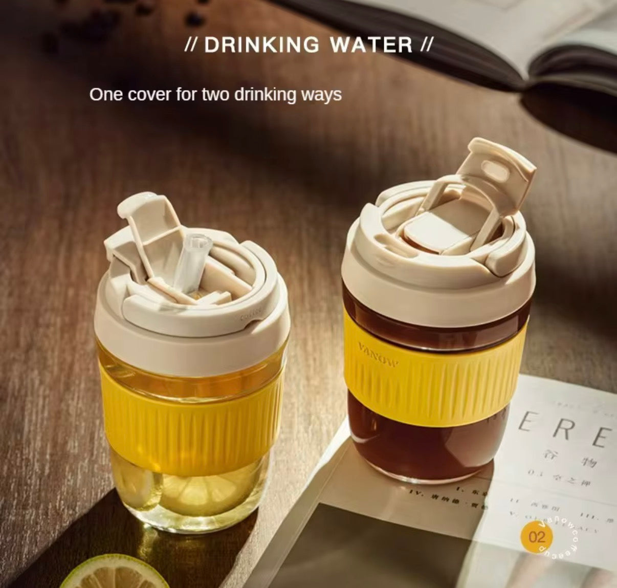 Cute Tumbler with Lid