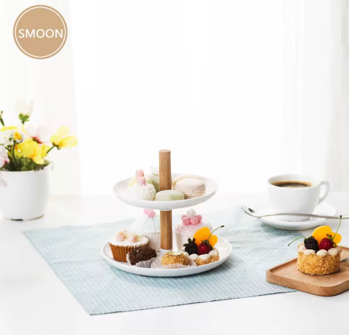 2 Layer Serving Tray