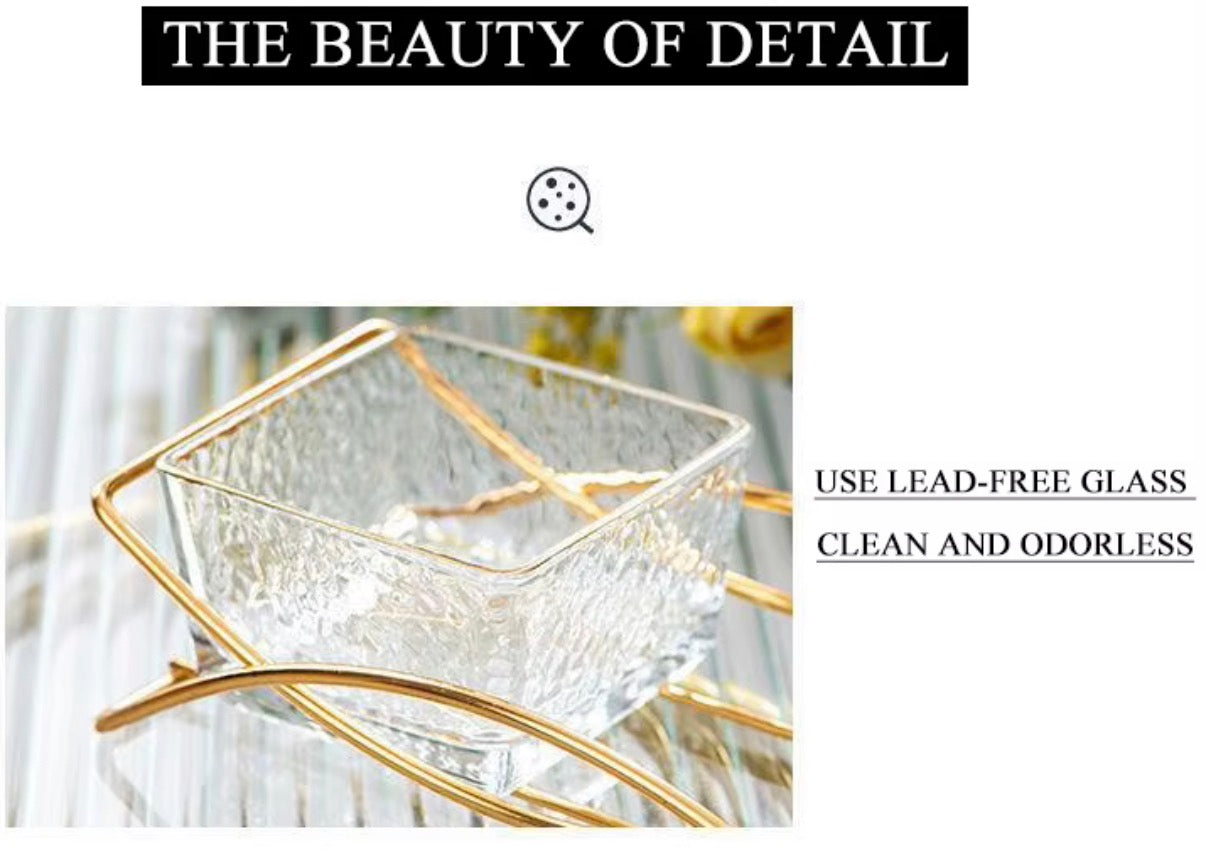 Crystal Glass Fruit Tray