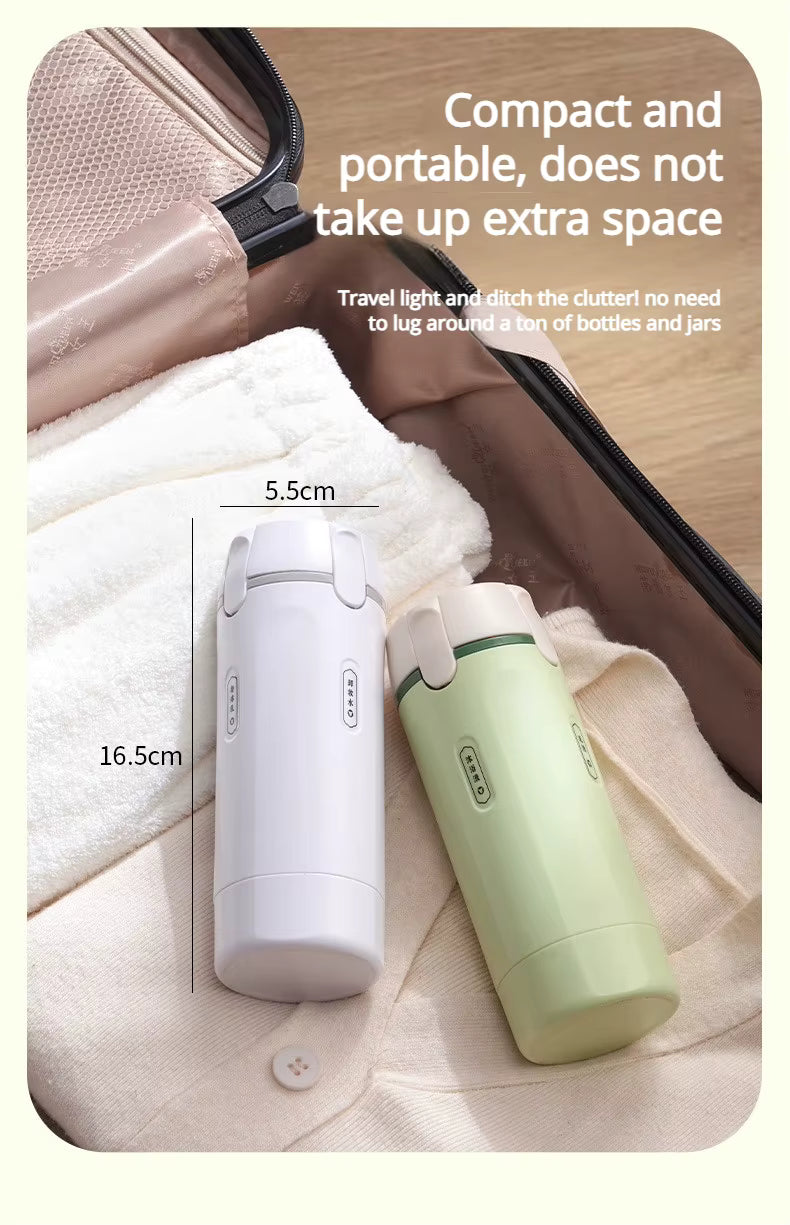 4-in-1 Sustainable Plastic Travel Refillable