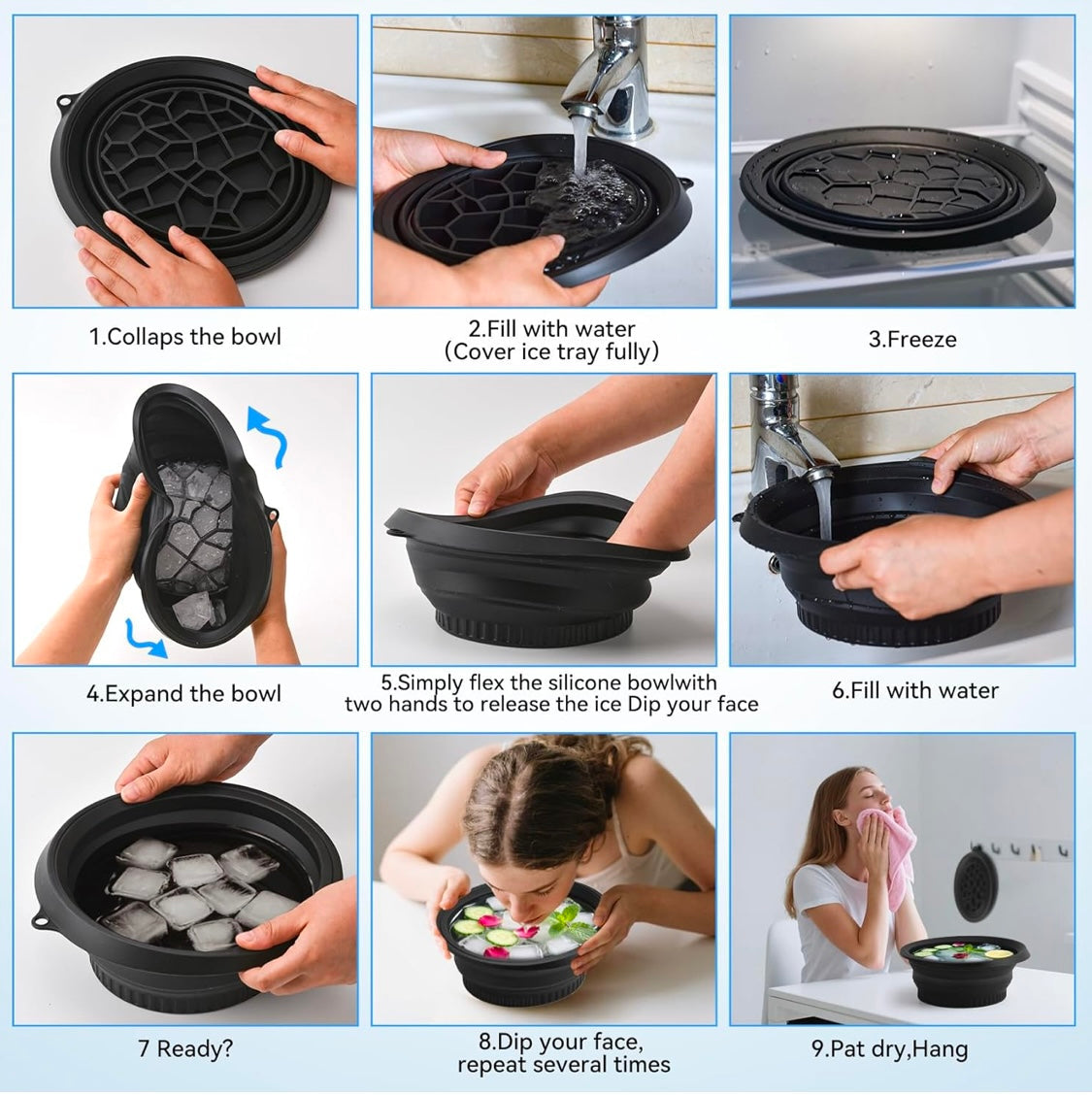 Facial Ice Silicone Bowl