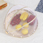 Bamboo Basket With Attached Net