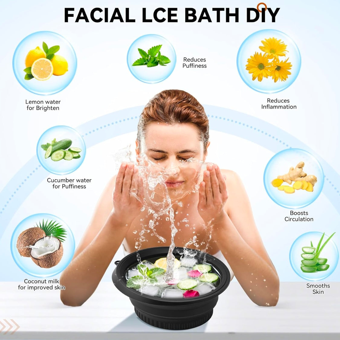 Facial Ice Silicone Bowl