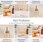 3-Tier Bamboo Spice Rack